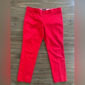 Banana Republic Signature Steetch Red Sloan Pants! Size 10